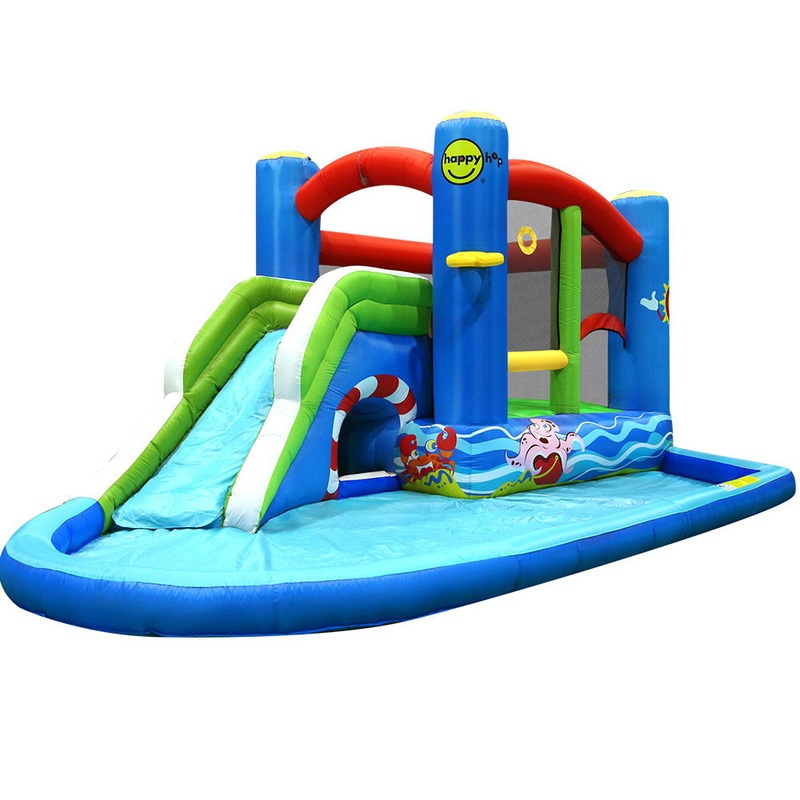 Happy Hop Inflatable Water Park - Slide & Splash