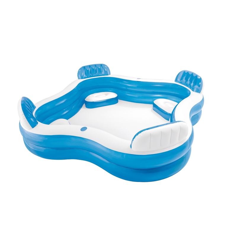 Intex Swim Center - Square Inflatable Pool/  Lounge
