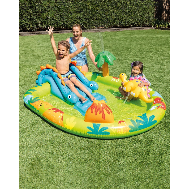 Little Dino Inflatable Play Center w/ Slide