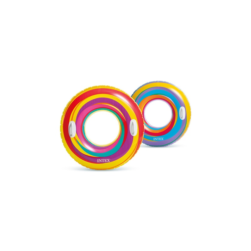 Swirly Whirly Inflatable Pool Swim Tubes - Assortment