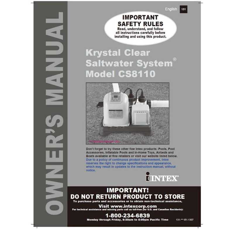 11607, #131 Manual For 54601 (Discontinued)