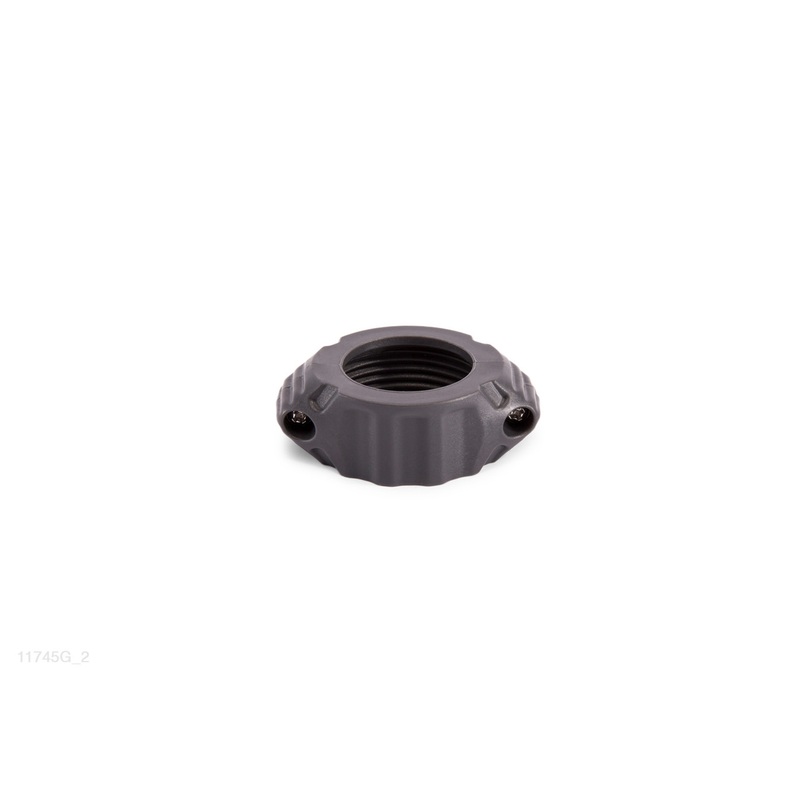 11745G, Water Inlet / Outlet Connector Nut (dark Grey)