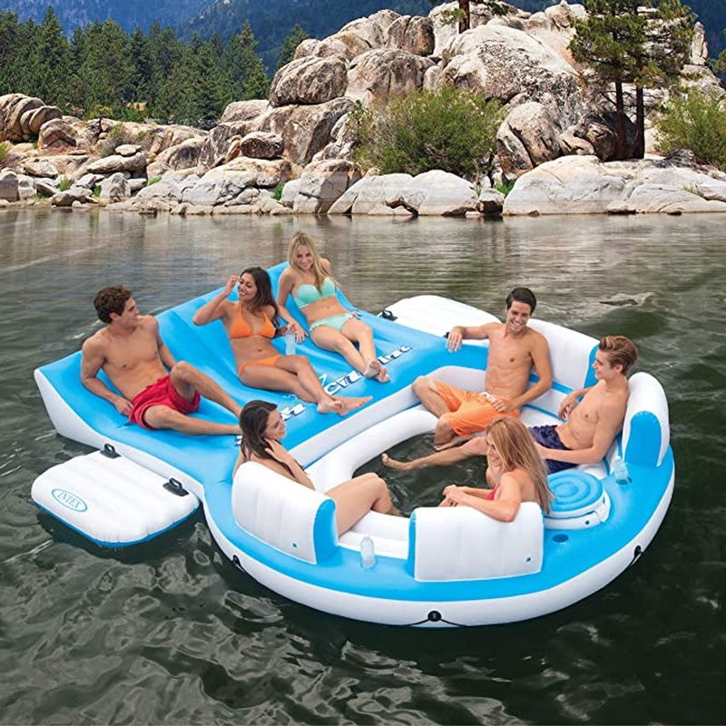 Splash 'N Chill Inflatable Lake Island Float