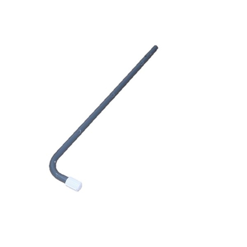 12644AB, Lower Side Leg (marked "b") For 52" Grey Two-section/removable Ladder