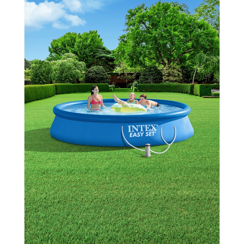 Easy Set 13' x 33" Inflatable Pool w/ Filter Pump