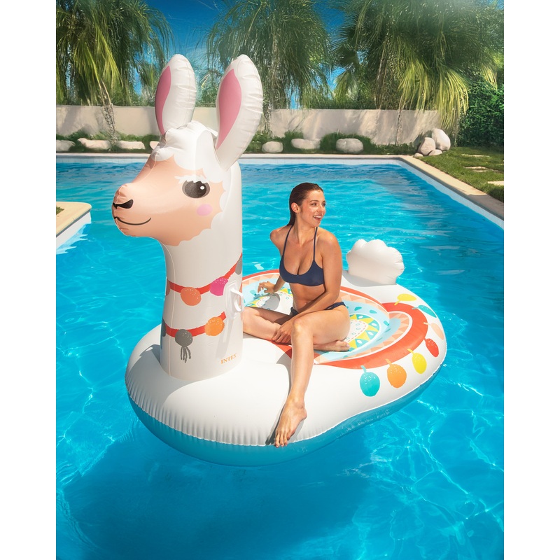 Mega Llama Inflatable Pool Island Float