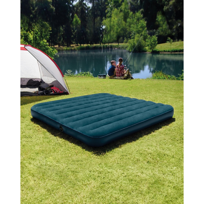 Dura-Beam Standard Midnight Green Downy Air Mattress 10" Queen (Pump Not Included)