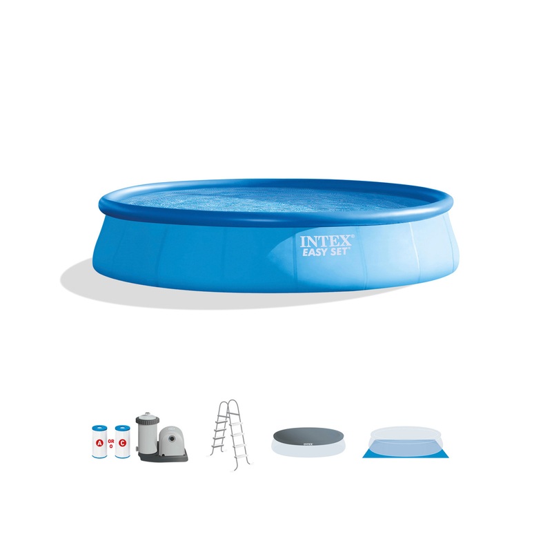 Easy Set 18' x 48" Inflatable Pool w/ Filter Pump