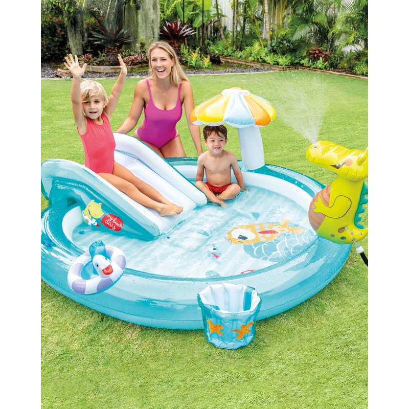 Gator Inflatable Play Center w/ Slide