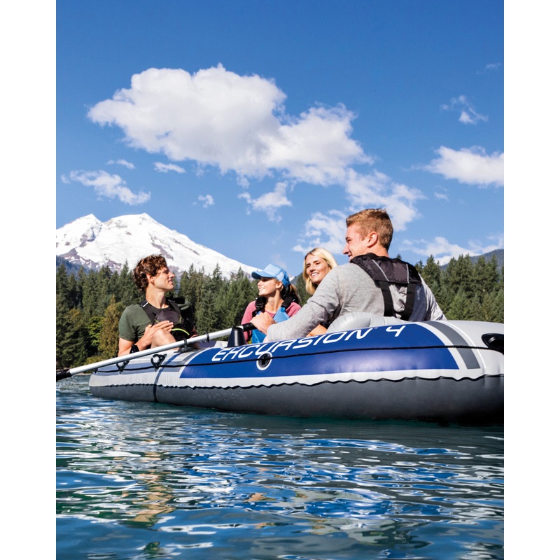 Excursion 4 Inflatable Boat Set - 4 Person