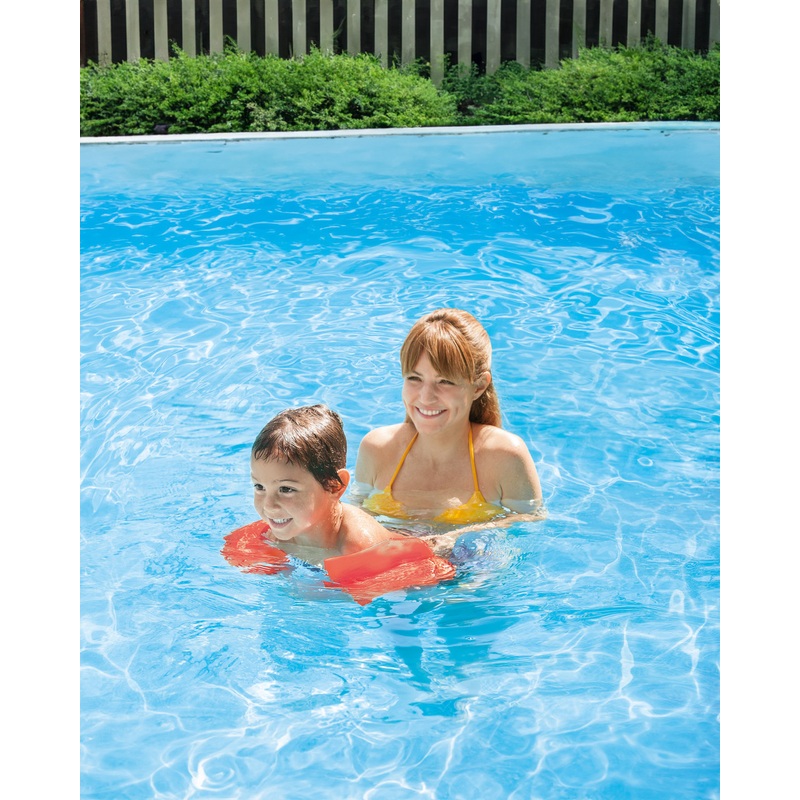 Large Orange Inflatable Arm Band Floaties