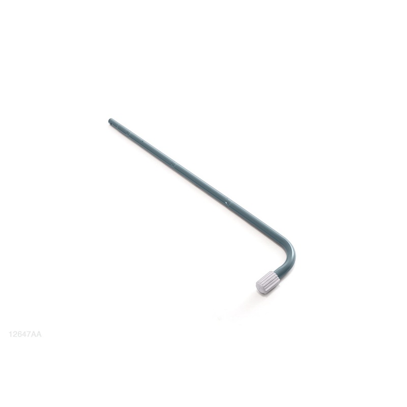 12635AA, J-shaped Side Leg (marked "a") For 36" Grey One-section Ladder