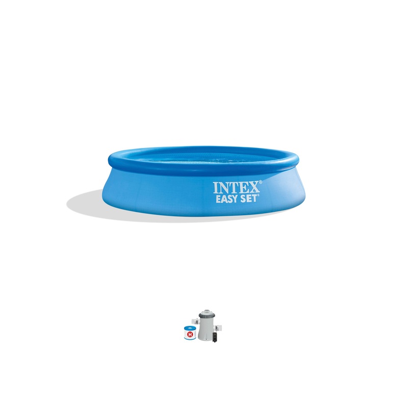 Easy Set 8' x 24" Inflatable Pool w/ Filter Pump
