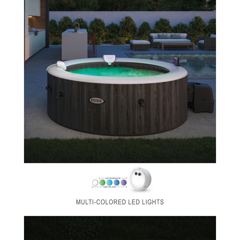 PureSpa Multi-Colored Battery Operated LED Light for Bubble Massage Hot Tubs
