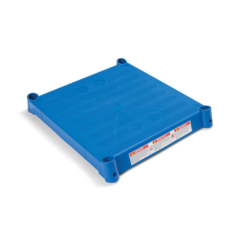 11145, Top Platform With Warning Label For 52" Blue Two-section Ladder (Discontinued)