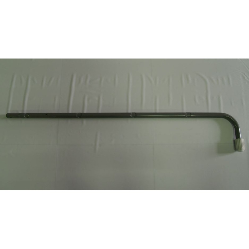 12641A, 48" Grey One-sect Ladder J-shaped Side Leg A (Discontinued)