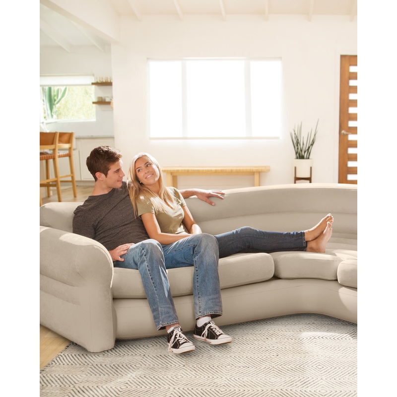 Corner Sofa "L-Shaped" Inflatable Couch
