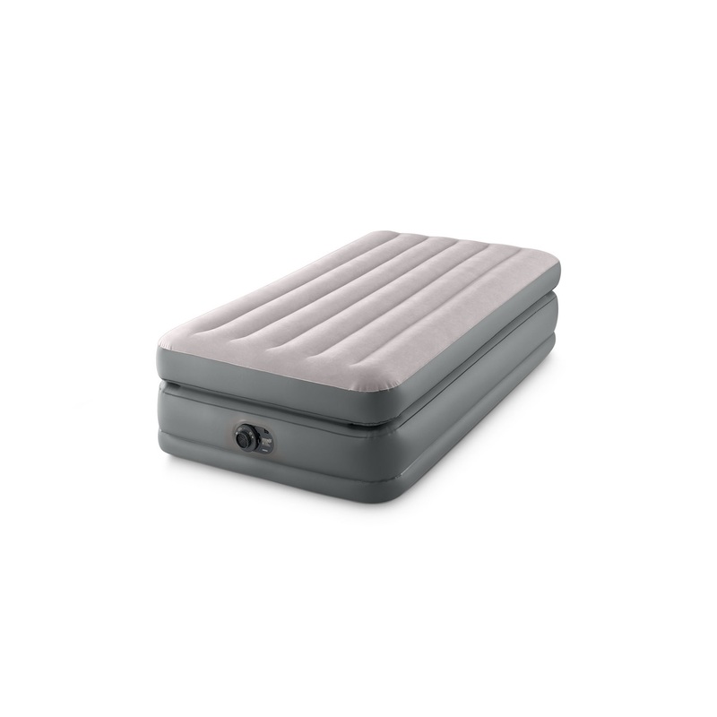 Dura-Beam Plus Prime Comfort Air Mattress 20" Twin w/ Built-In Electric Pump