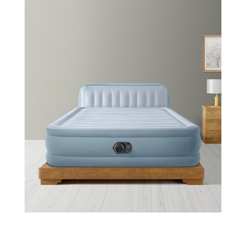 Dura-Beam Ultra Queen Plush Headboard Airbed W/ Fiber-Tech Rp