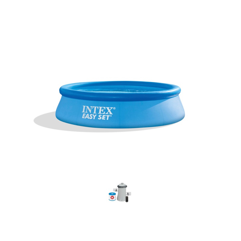 Easy Set 10' x 30" Inflatable Pool w/ Filter Pump