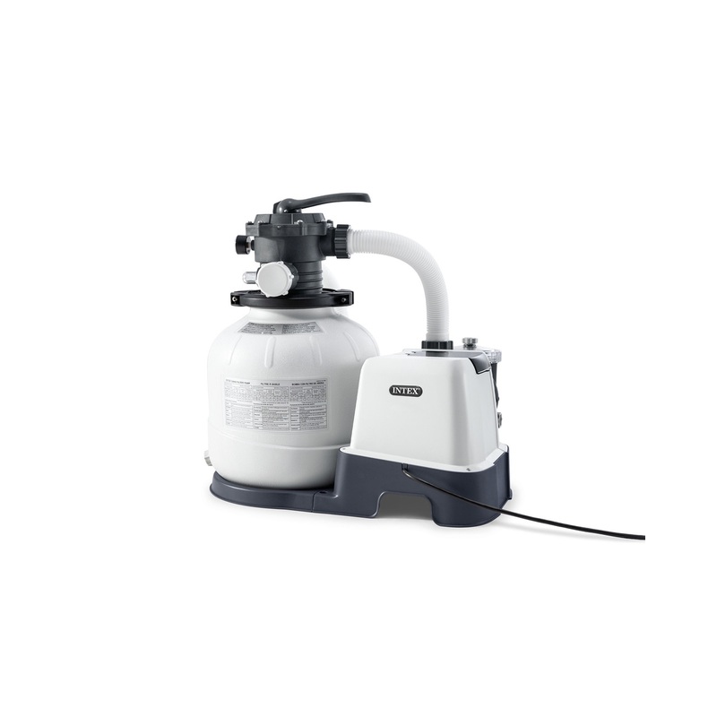 Krystal Clear Sand Filter Pump & Saltwater Pool Chlorine System - 15,000 Gal