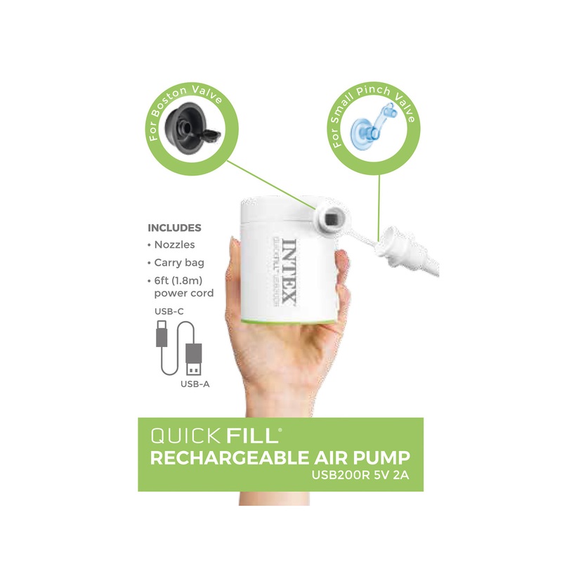 Quick-Fill USB Electric Air Pump - USB200R