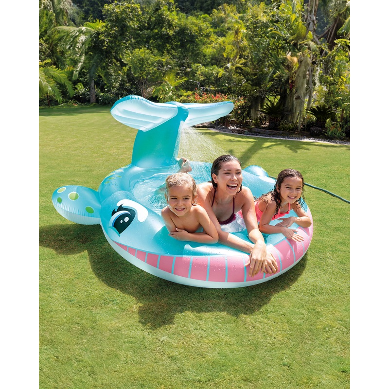 Whale Inflatable Spray Kiddie Pool