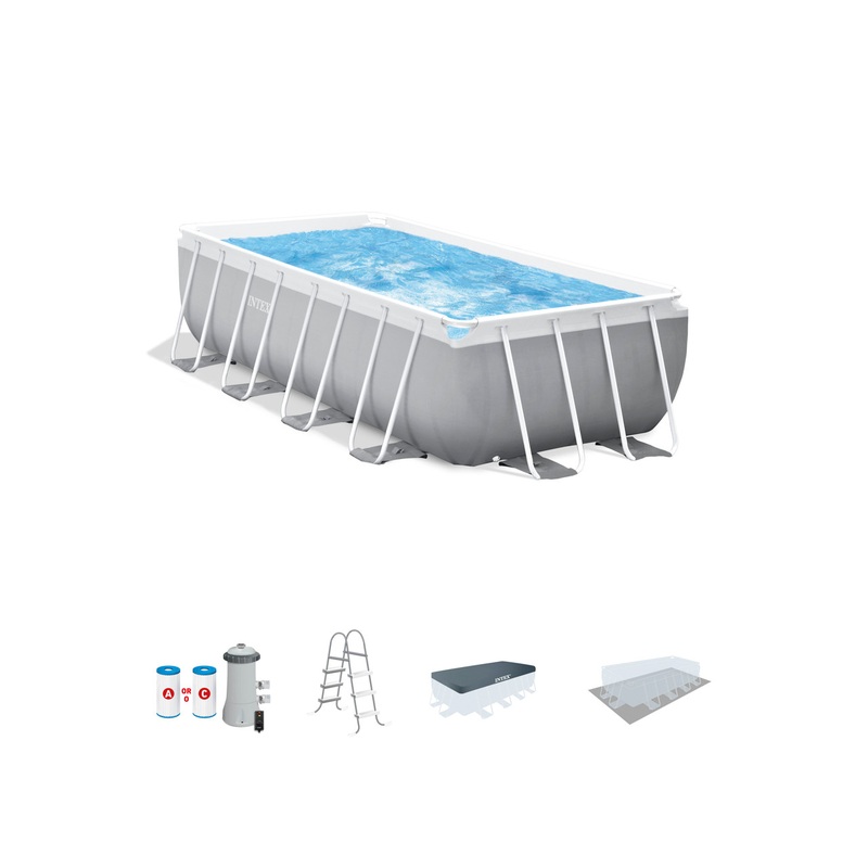 Prism Frame 16' x 8' x 42" Rectangular Above Ground Pool Set