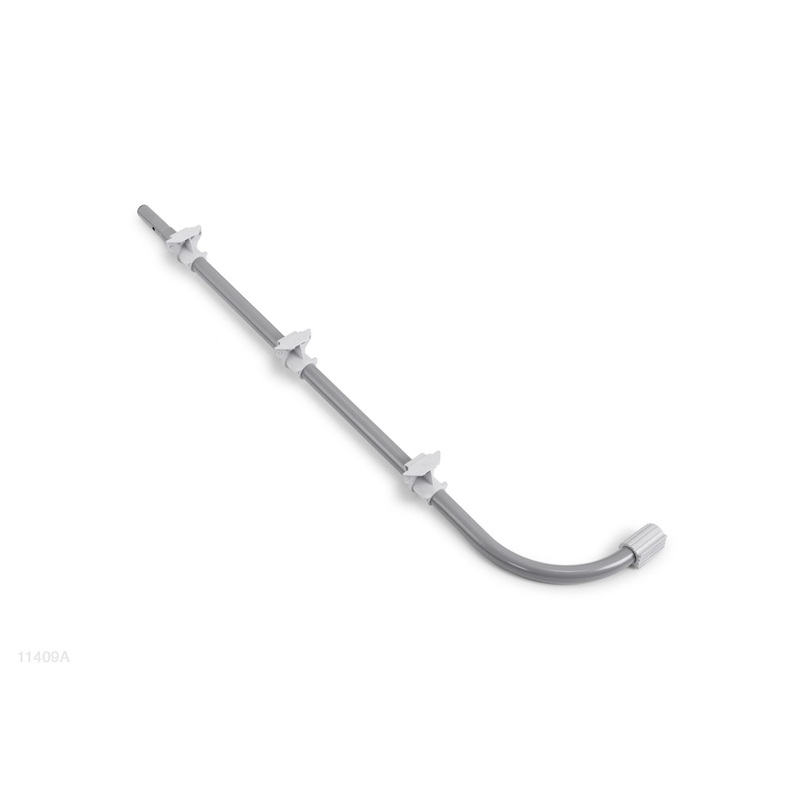 11409A, 36" Grey One-sect. J-shaped Side Leg(a) (Discontinued)