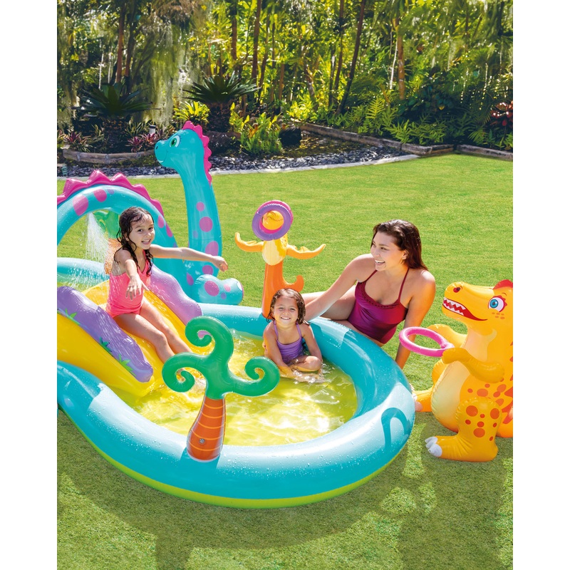 Dinoland Inflatable Play Center w/ Slide