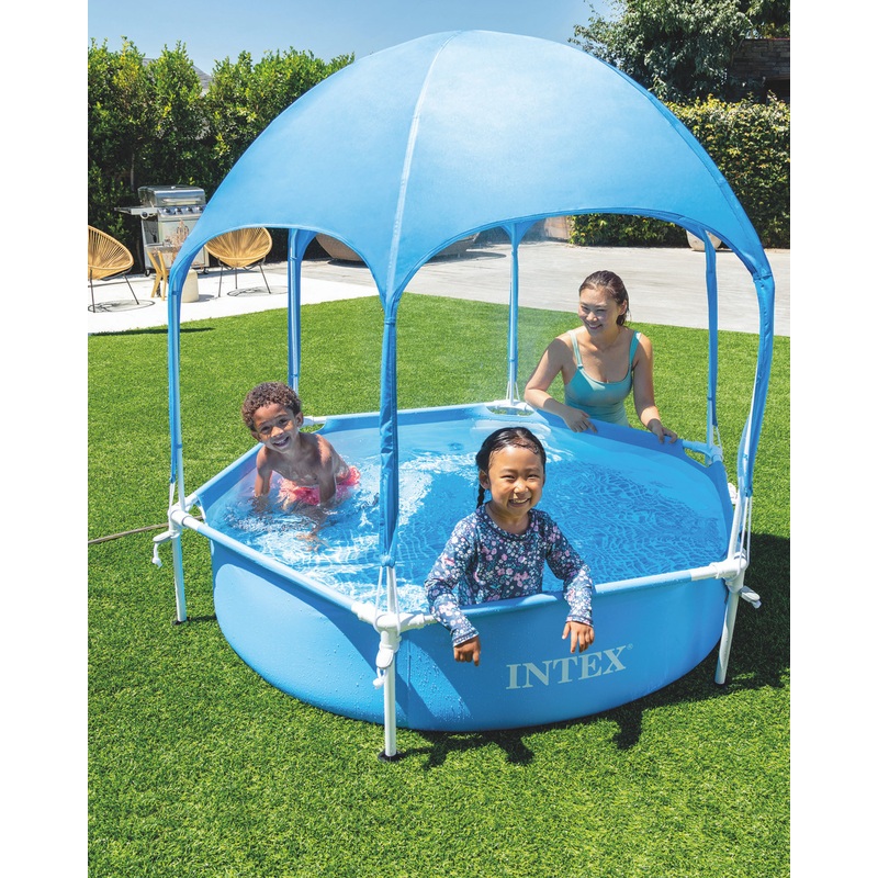 Metal Frame Canopy Metal Frame Pool - 6ft X 15In