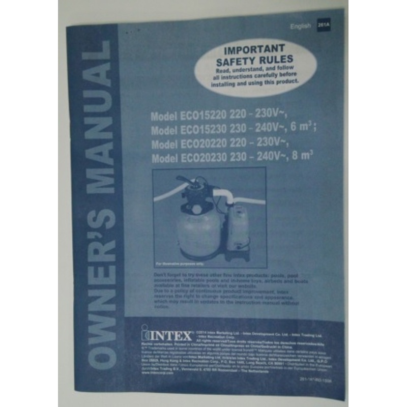 11980, #261(a b c d) Manual For 28676/28680 (Discontinued)