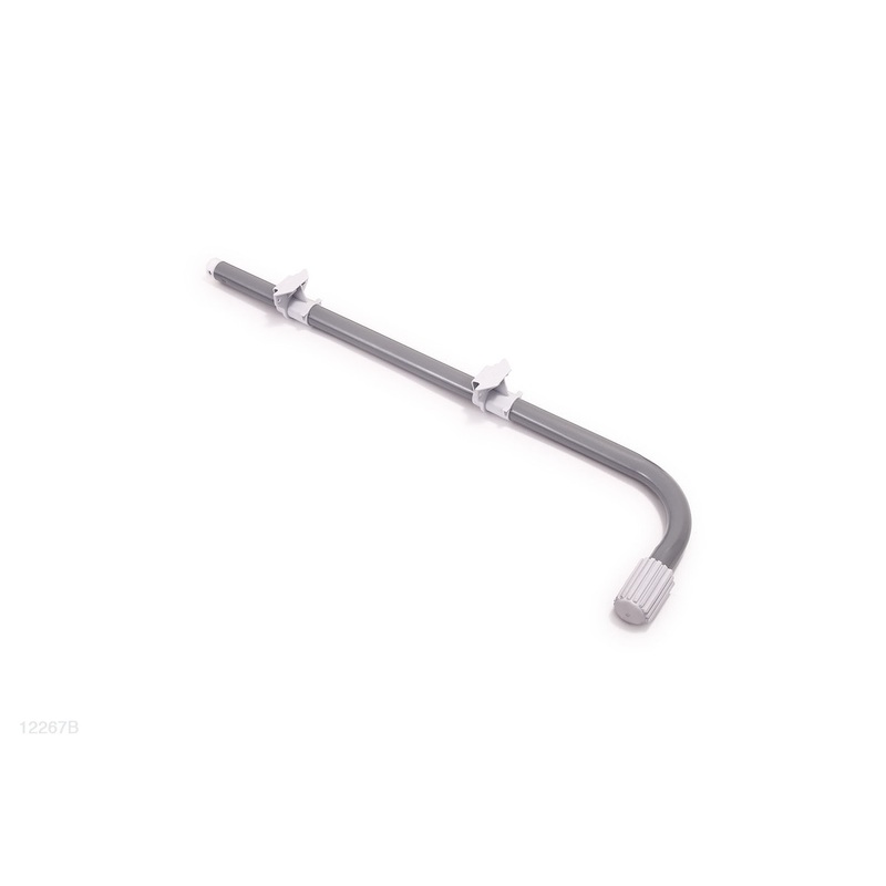 12267B, 48" Grey 2-sect. Ladder Lower Side Leg (b) (Discontinued)