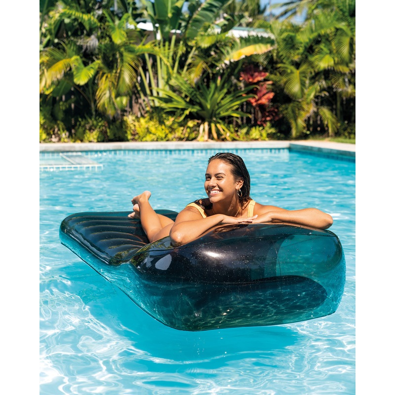 Cool Grey Inflatable Floating Mat