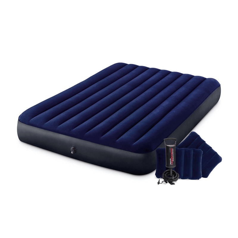 Dura-Beam Standard Downy Easy Comfort Air Mattress 10 Queen w/ Hand Pump
