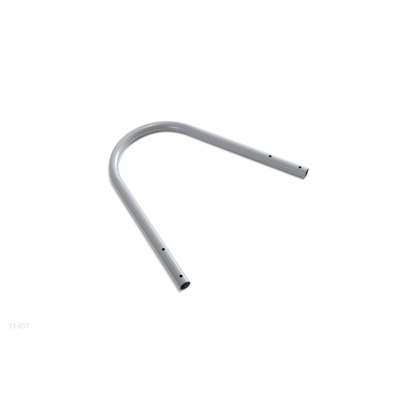 11407E, 36" Grey One-sect. Ladder U-shaped Top Rail (Discontinued)