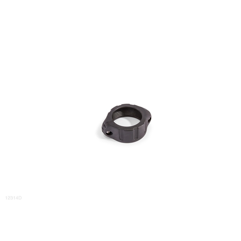 12314D, Water In/outlet Connector Nut (black) (Discontinued)