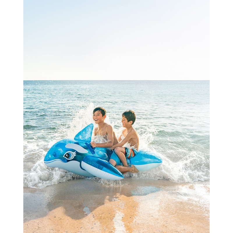 Lil' Whale Ride-On Inflatable Pool Float