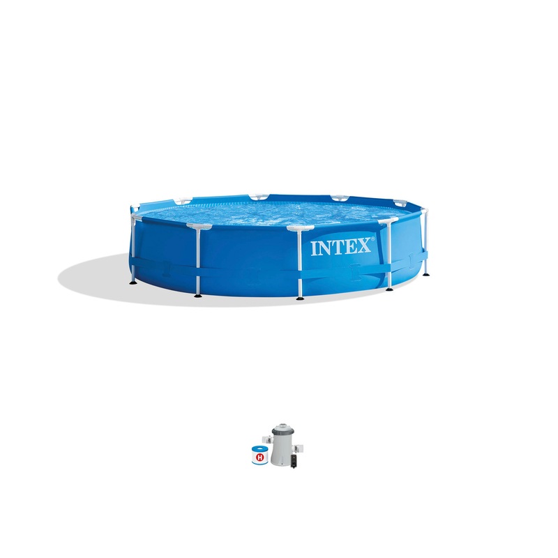 Metal Frame 10' x 30" Above Ground Pool w/ Filter Pump