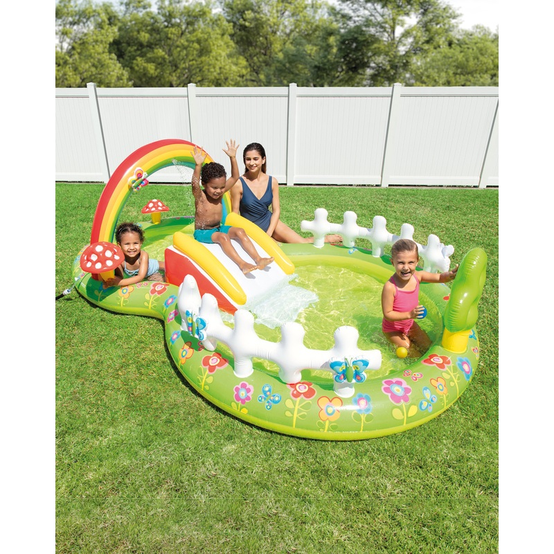 My Garden Inflatable Play Center w/ Slide