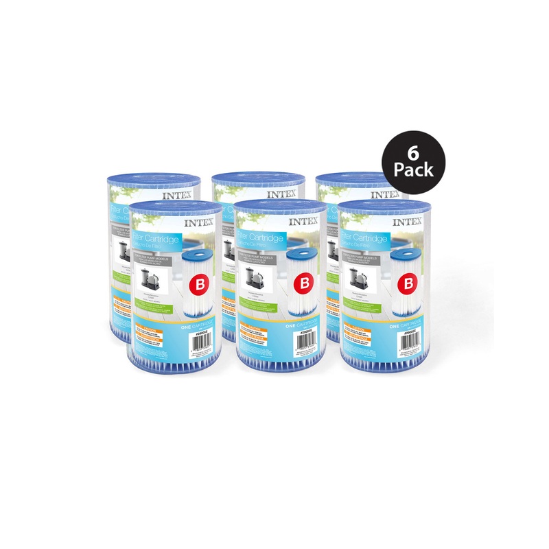 Type B Pool Filter Cartridge - 6 Pack