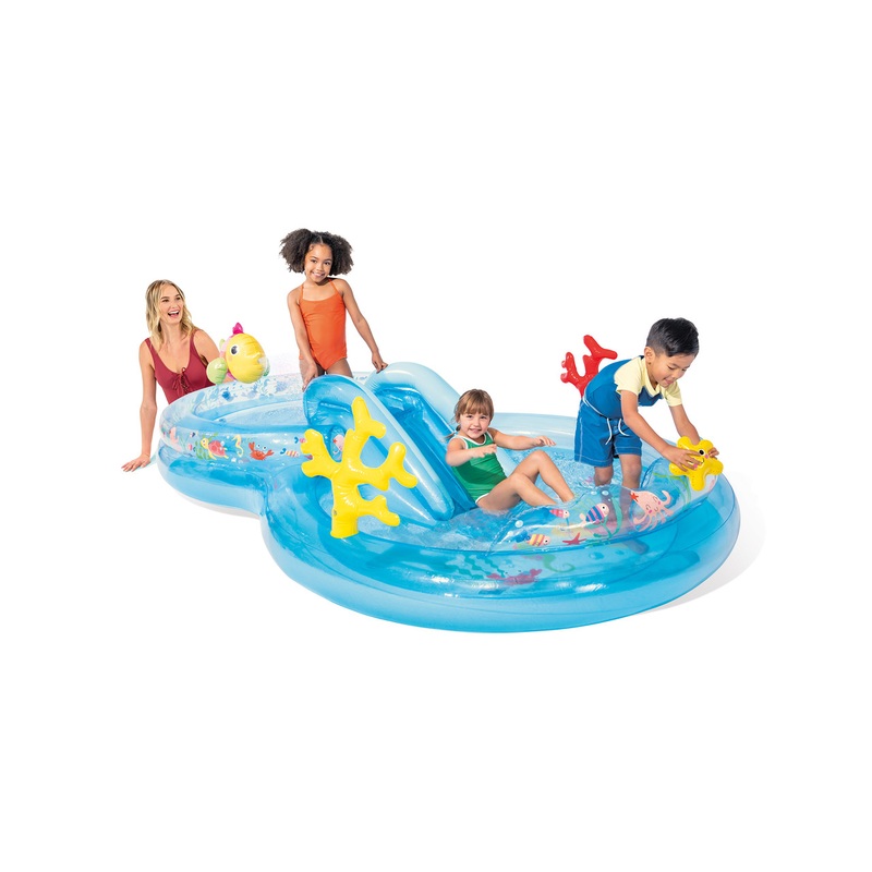 Under The Sea Inflatable Play Center w/ Slide