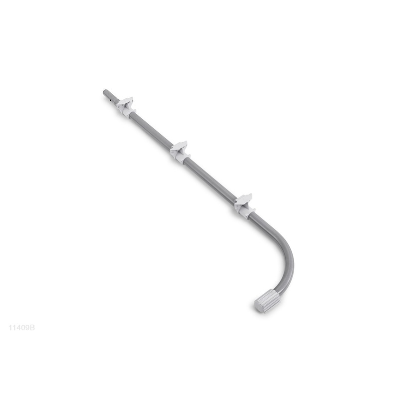 11409B, 36" Grey One-sect. Ladder J-shaped Side Leg(b) (Discontinued)