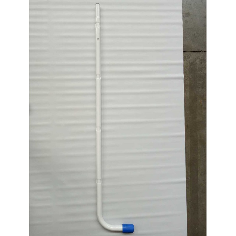 12642A, 48" White One-sect Ladder J-shaped Side Leg A (Discontinued)