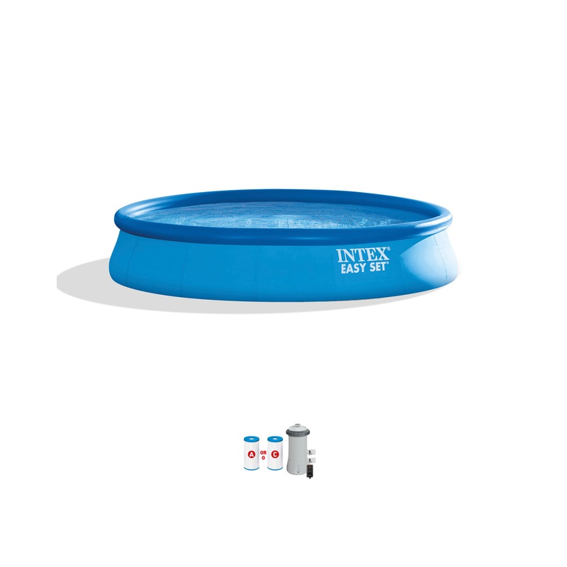 Easy Set 15' x 33" Inflatable Pool w/ Filter Pump