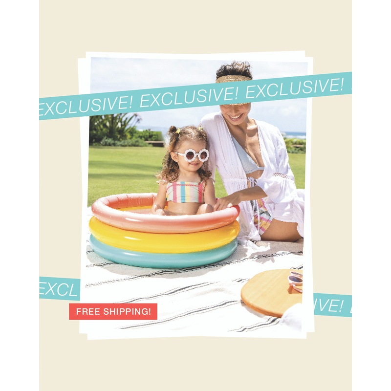 Sunset Glow Inflatable Baby Pool
