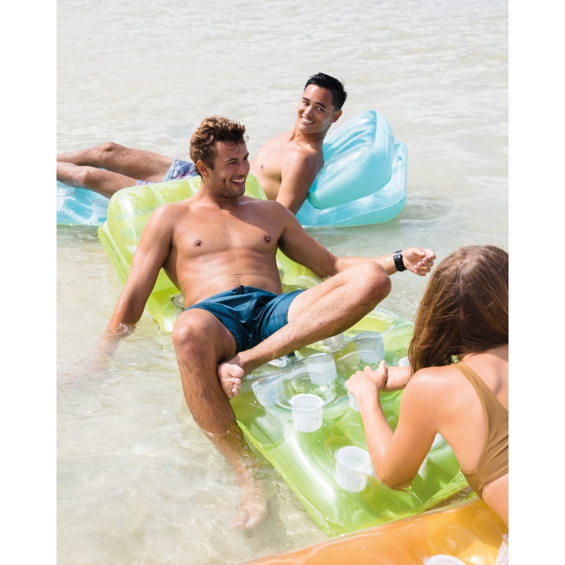 18-Pocket Fashion Inflatable Floating Mats - Assortment