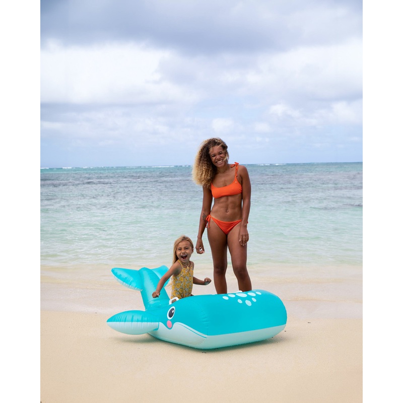 Blue Whale Ride-On Inflatable Pool Float