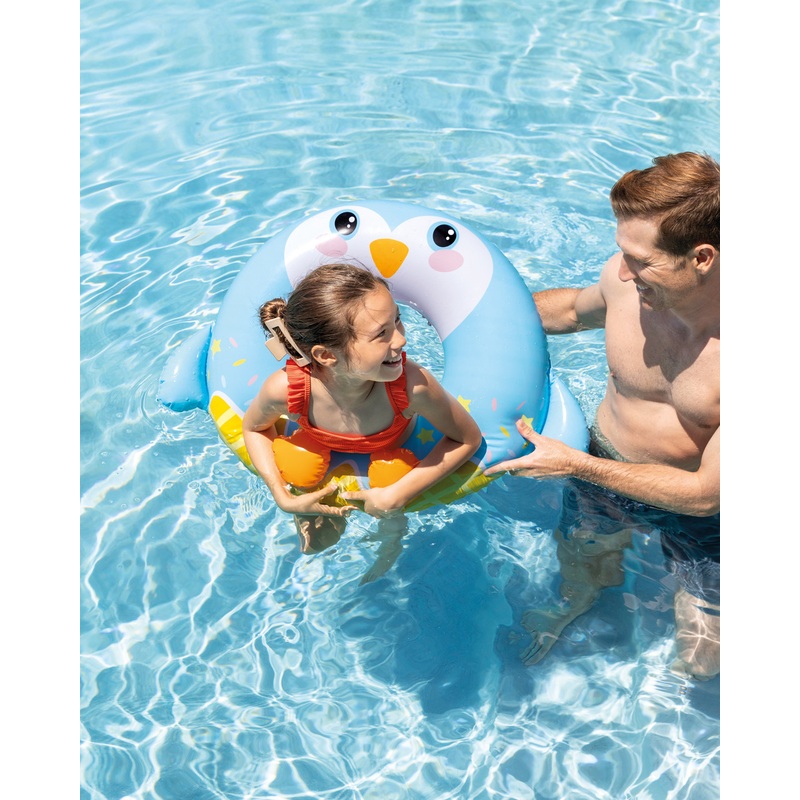 Cute Animal Inflatable Swim Rings - Assortment