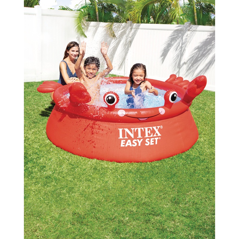 Easy Set Happy Crab Inflatable Pool